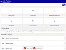 Tablet Screenshot of gsflexibles.com